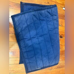 Poly fill saddle pad